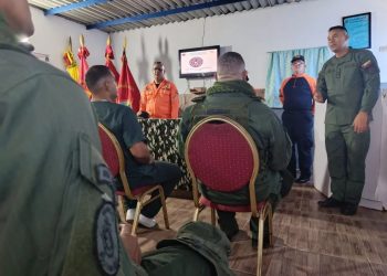 Centro de Adiestramiento Militar en Nueva Esparta recibió capacitación en materia de Gestión de Riesgo