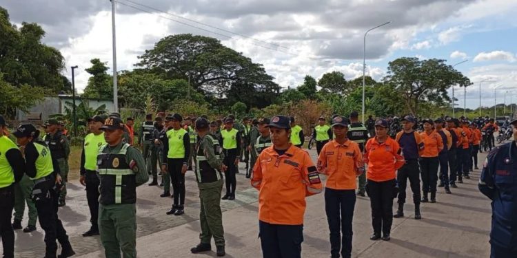 Protección Civil realizó un despliegue de Seguridad Ciudadana en el estado Apure