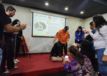 DNPCAD realizó taller de Primeros Auxilios dirigido a voluntarios de las Iglesias Católicas