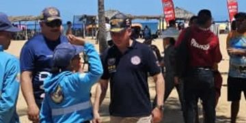 Viceministro Oti supervisa Playa San Luis en el estado Sucre