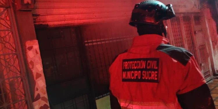 SNGR se desplegó en La Dolorita tras registrarse un incendio por fuga de gas