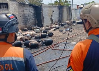 SNGR desplegó operativo de atención tras explosión masiva de cilindros GLP en el estado Cojedes