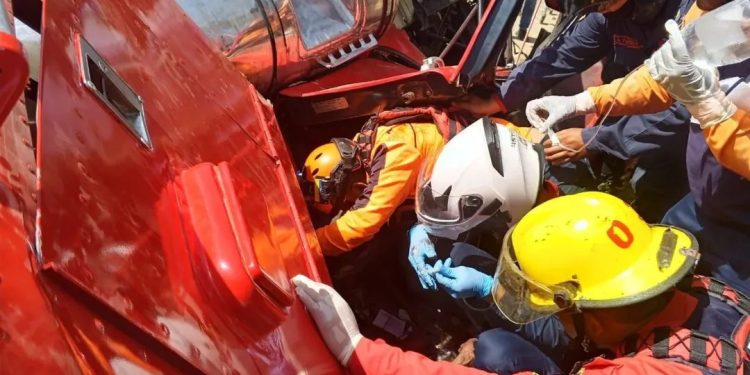 SNGR atendió un accidente de tránsito en el estado Sucre