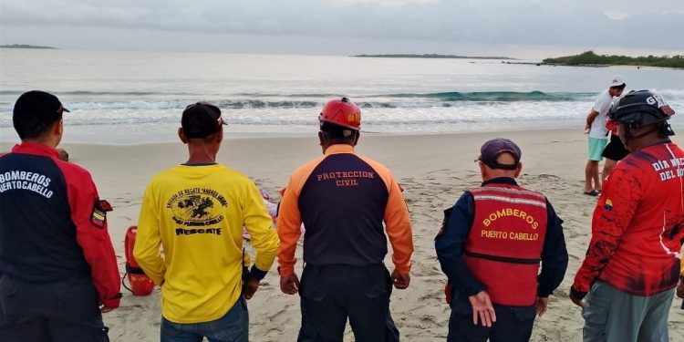 SNGR culminó operaciones de búsqueda de joven desaparecido en balneario del estado Carabobo