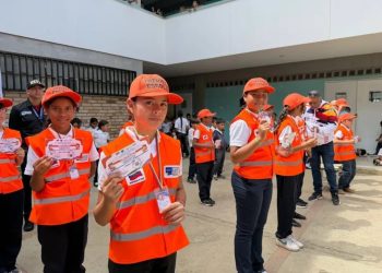 Protección Civil participó en el acto de juramentación de las patrullas escolares en el estado Lara