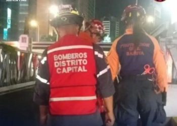 Protección Civil inspeccionó puente de la Av. Río de Janeiro en el estado Miranda