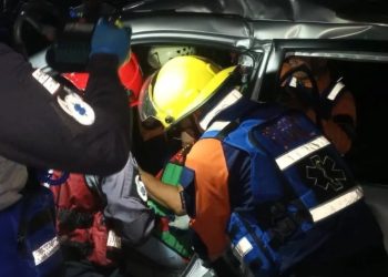 Protección Civil atendió colisión en el municipio Iribarren del estado Lara