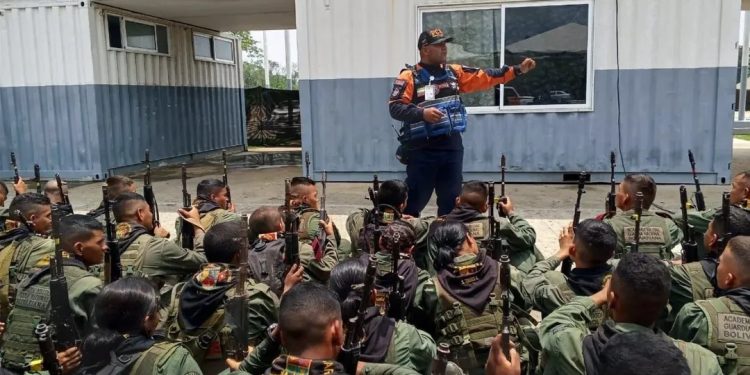 Protección Civil Lara participó en simulacro dirigido a los cadetes de la Academia Militar Bolivariana de Venezuela