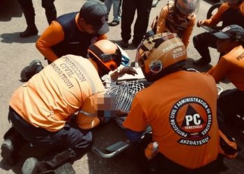 PC atiende colisión vehicular en el estado Anzoátegui