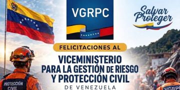 DNPCAD felicita al Viceministerio para la Gestión de Riesgo y Protección Civil por su 13° aniversario