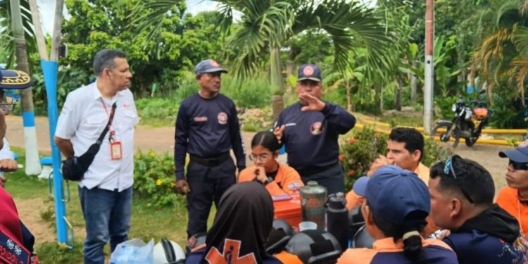 Protección Civil realiza simulacro sobre manejo seguro del gas doméstico en el estado Monagas